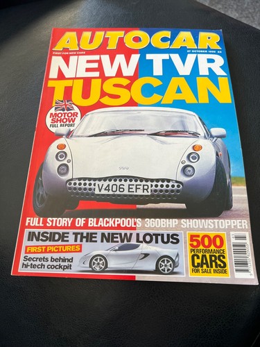 Autocar magazine new tvr - magazine,