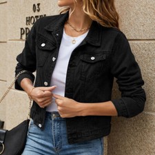 NEW Womens Denim Jacket Jean