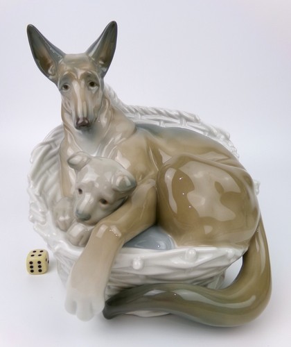 Lladro german shepherd - lladro,
