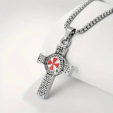 Red Cross Necklace Christian