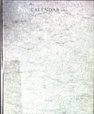 A Calendar For 1989 -