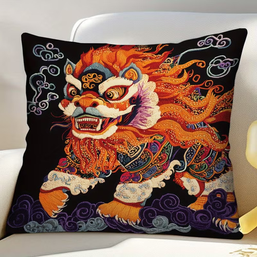 Striking chinese lion single - striking,