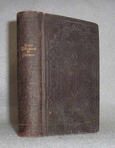 Antique german lutheran bible - german,