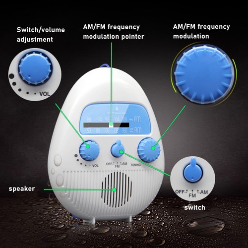 Shower radio battery - shower,