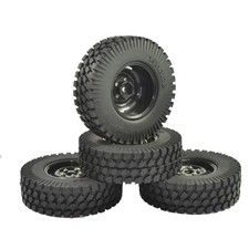 4 Pack 1.9" 1/10 RC Crawler Wheel Tires 98MM For Axial SCX10 D90 TF2 MST CC01