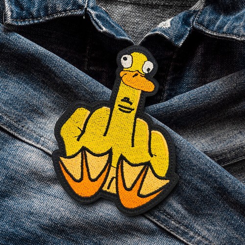 Middle finger duck - duck, you