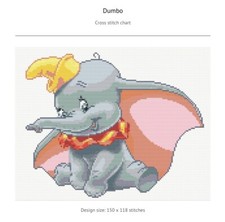 Printed disney dumbo cross - disney,