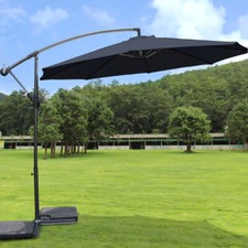 3 m Patio Rattan Parasol Sun