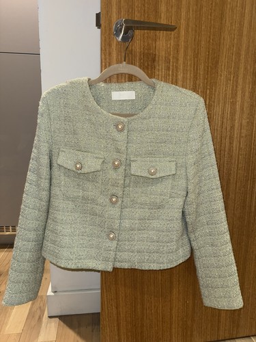 Women pastel green - pastel, tweed