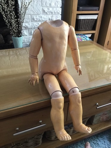 Large 48cm antique dolls - 48cm,