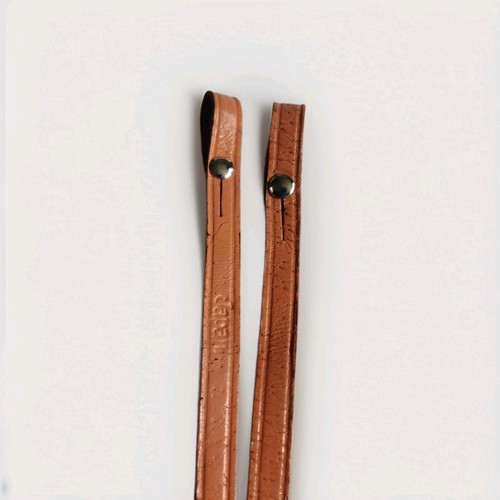 Leather strap neck tan - strap, /