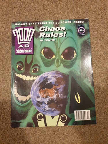 2000ad prog 805 judge - judge, dredd
