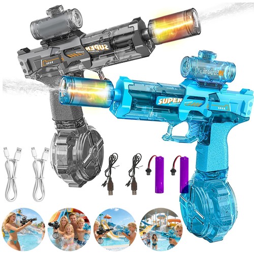 Electric water gun powerful - 2x,