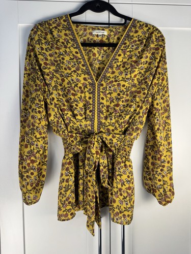 Max studio floral tie - studio, smocked