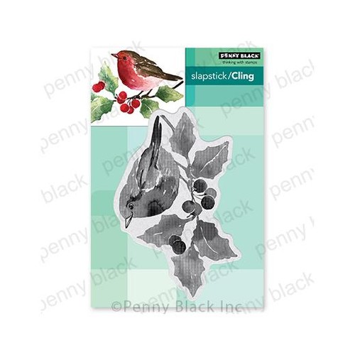 Penny black cling rubber - cling,