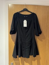 Zara Black Flare Dress with