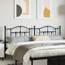 heybb Metal Headboard Black 193 ,wall headboard double,wall headboards for S2O8