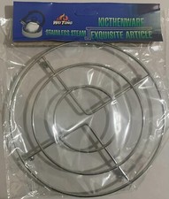 Small Chrome Pot Stand 17 cm Stainless Steel Steaming Kitchen Stand Trivet Rack