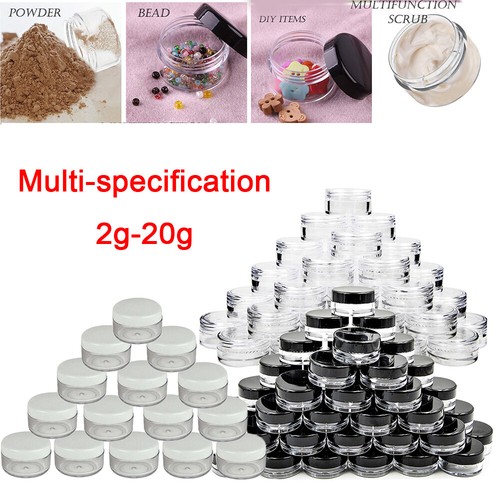 20g empty clear plastic - 2g-20g,