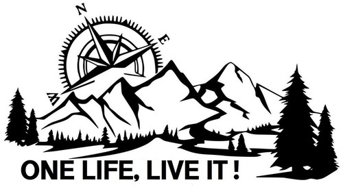 Medium camper van decal - camper,