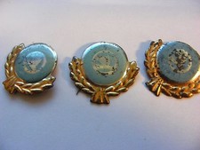 Lot of 3 SKODA Car Very Old Lapel Badges,probably.1950s.