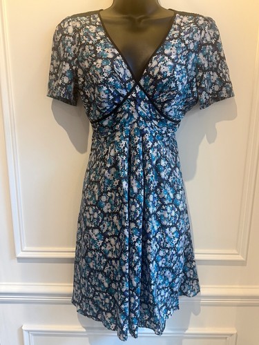 Warehouse blue floral - floral, tea