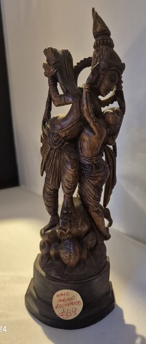 Hindu rosewood statue hand - hindu,