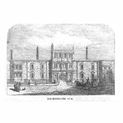 London old somerset house - old,