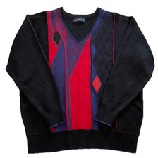 Gabicci Mens Wool Blend V-Neck