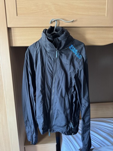 Black superdry windcheater - black,