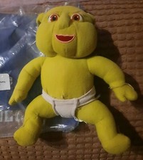 2006 Shrek The Third Baby Fergus Soft Plush Toy Green Dreamworks With Tags Nanco