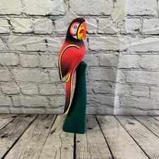 40cm Dark Red Parrot Bird