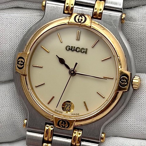 Gucci 9000m two tone gold - 9000m,