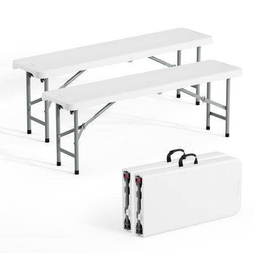 4ft folding bench set - 4ft,
