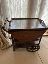 Vintage 1920s Oak Drop Leaf