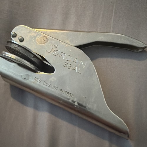 The jordan seal embossing - jordan,