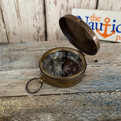 Antique finish brass - antique, compass