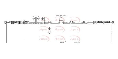 Apec rear left brake - apec,