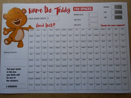 Name the teddy - the,