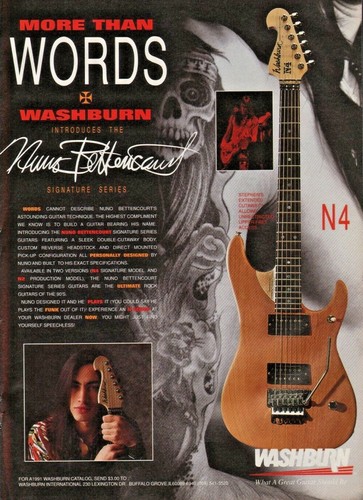 1991 washburn nuno bettencourt - washburn,