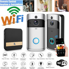 Smart Wireless WiFi Video Doorbell Phone Camera Door Bell Ring Intercom Security