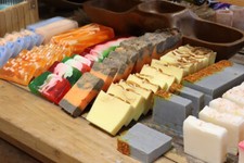 Solid Bar Soap Olive & Essential Oil 1.25 kg Loaf or 100g Slices Parabens Free