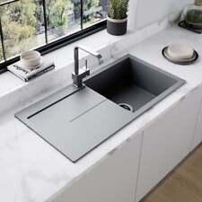 Astini Quadro XL 1.0 Bowl Reversible Composite Granite Kitchen Sink & Waste