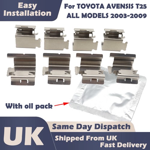 Front brake pad fitting kit - brake,