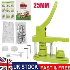 UK 25mm Button Maker Machine