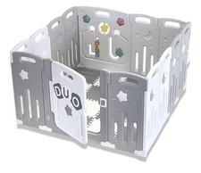 Excellent condition - Venture Duo Playpen Includes Fitted Mats and toy balls