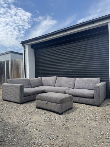 Large grey sofa workshop - grey,