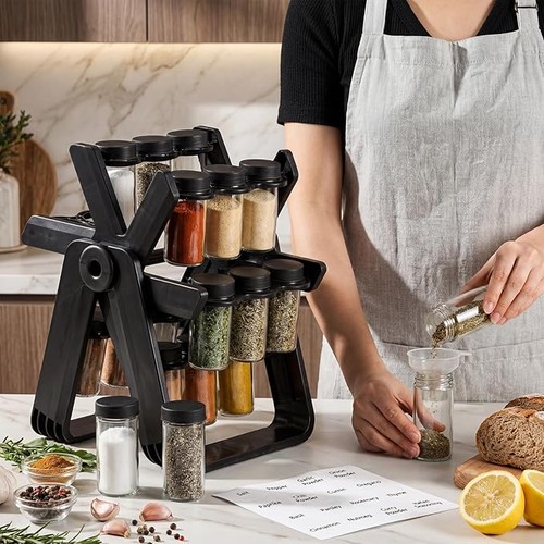 Kitchen spice organizer 360 - kitchen,