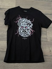 AVENZI JEANS BLACK CREW NECK T-SHIRT USED SIZE XS R9