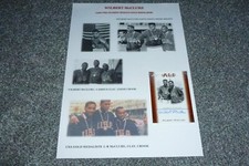 MUHAMMAD ALI BOXING FRIEND WILBERT MCCLURE HAND SIGNED AUTOGRAPH CARD